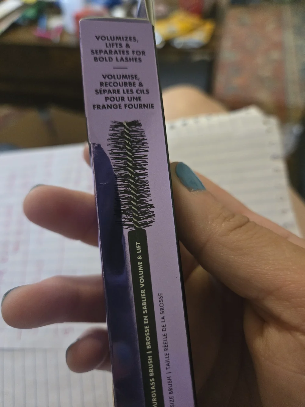 e.l.f. Big Mood Mascara - Purple Metallic Tube
